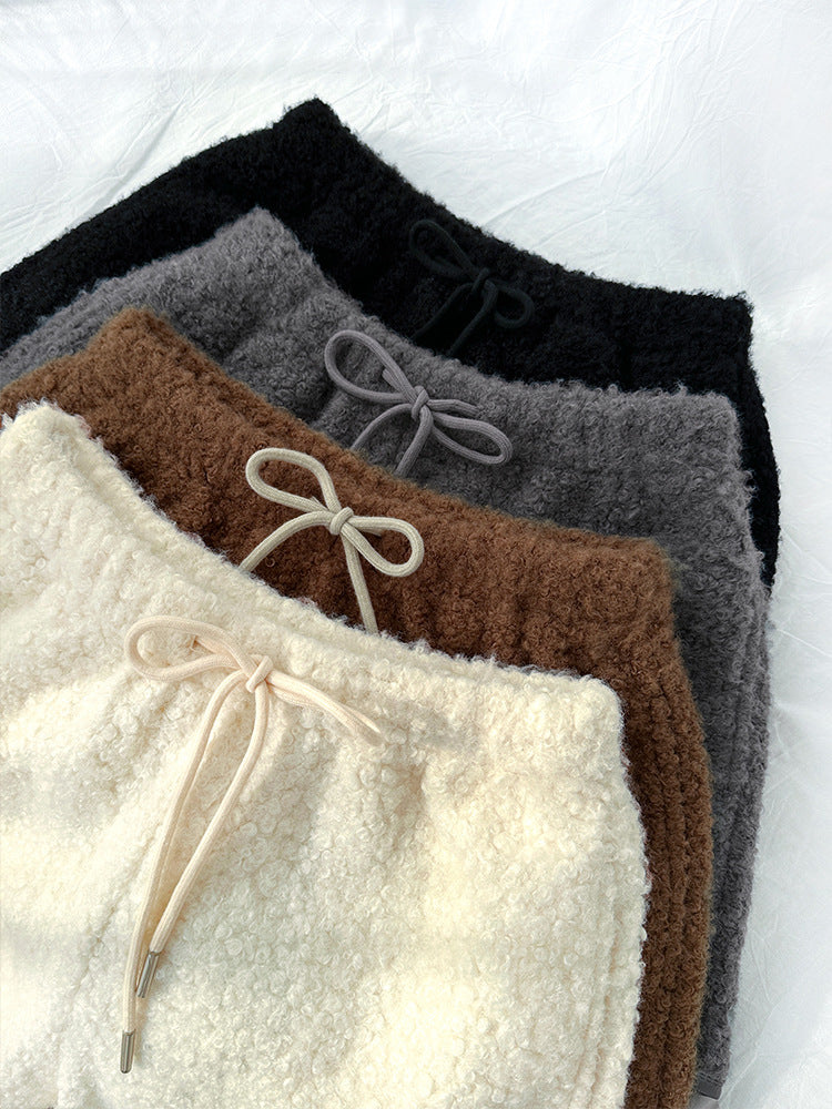 Lambswool High Waisted Shorts