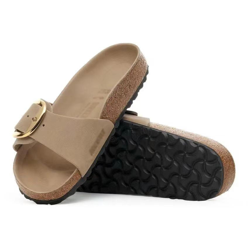 Leather Flat Sandals