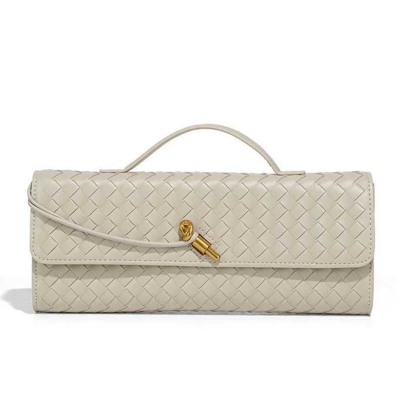 Woven Single Shoulder Evening Crossbody Bag