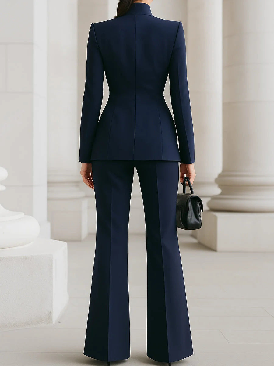 Long Sleeve Blazer & Trousers Set