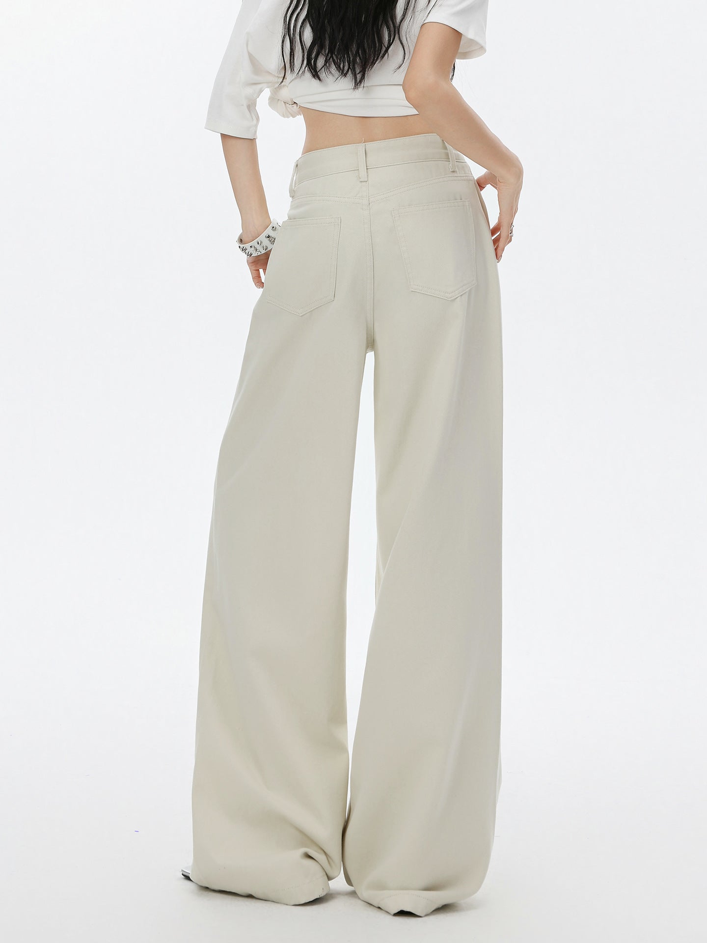 High Waist Flowy Wide Leg Pants