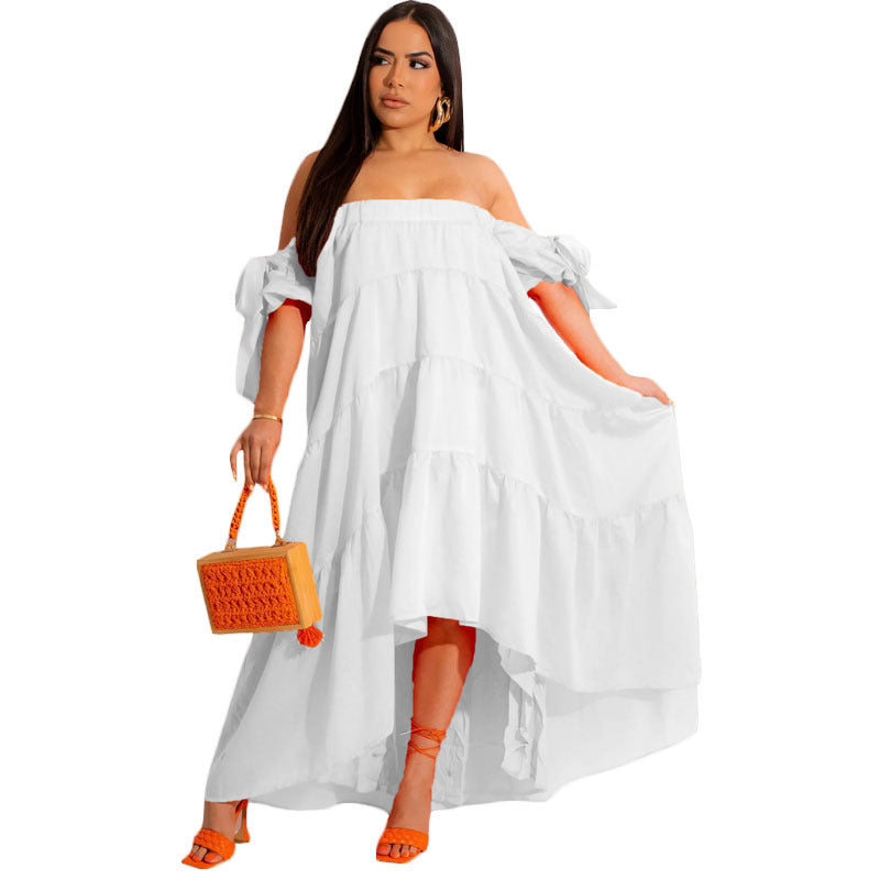 Big Swing One-shoulder Dress