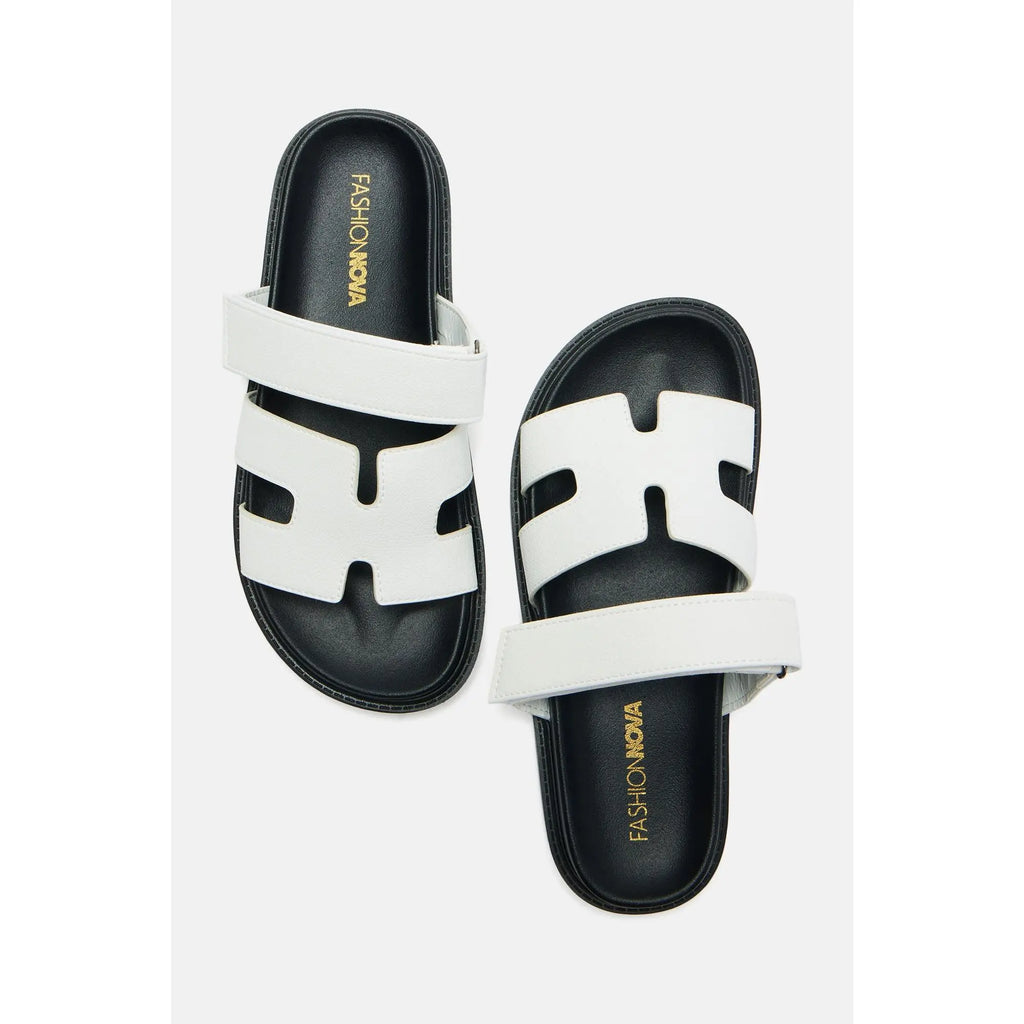 Step Into Summer with the Stylish Agnes Flat Sandals in White