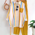 Casual Striped Co-Ord Set