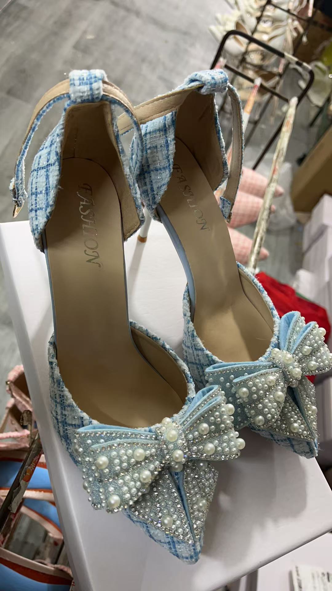 Rhinestone Stiletto Heels