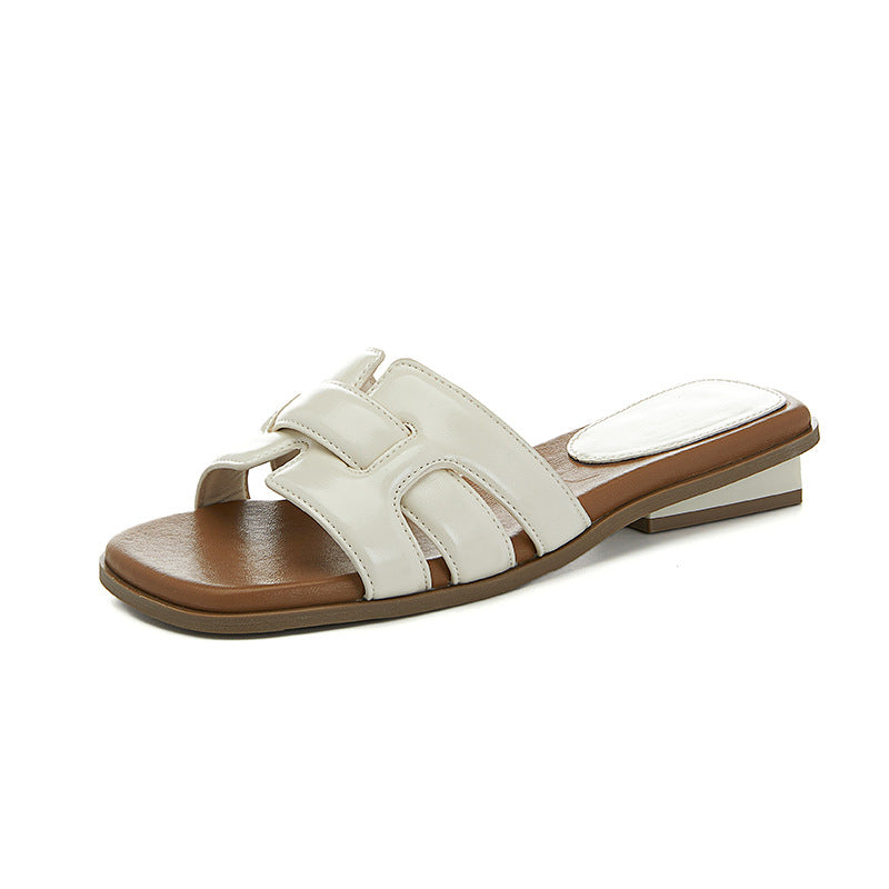Woven Slip On Sandals
