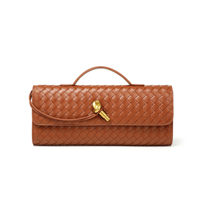 Woven Single Shoulder Evening Crossbody Bag