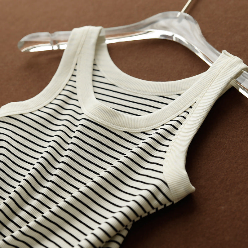 Pure Cotton Striped Camisole
