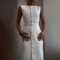 Elegant Belted A-Line Dress