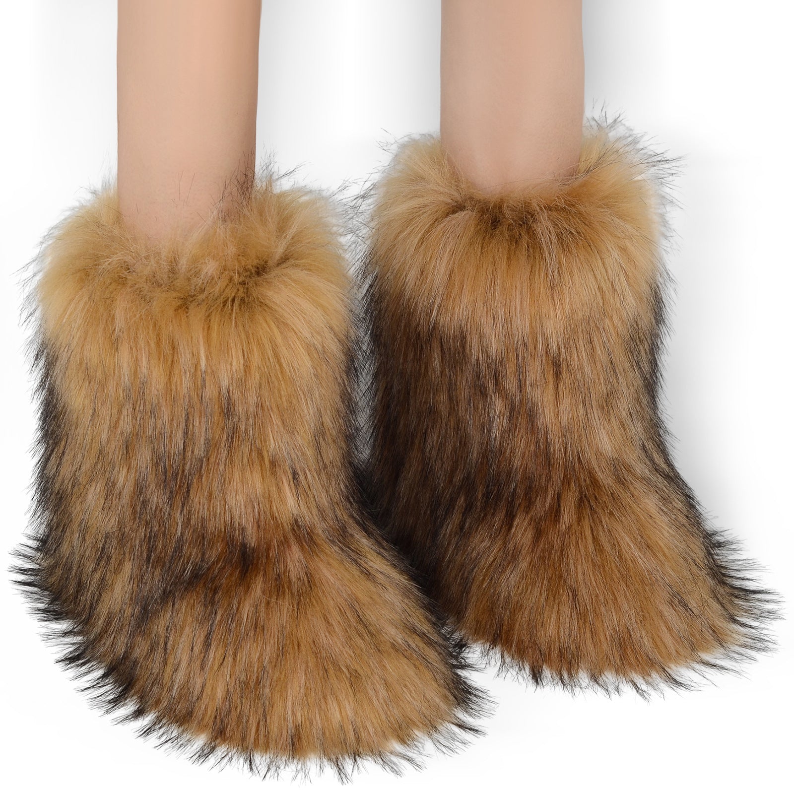 Fur Lined Winter Snow Boots
