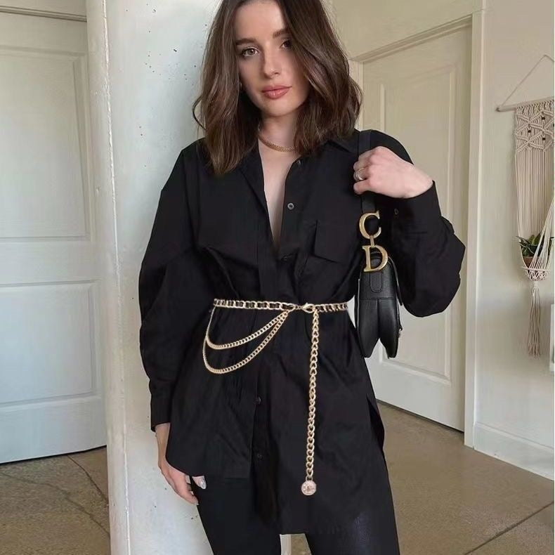 Metal Chain Waist Belt