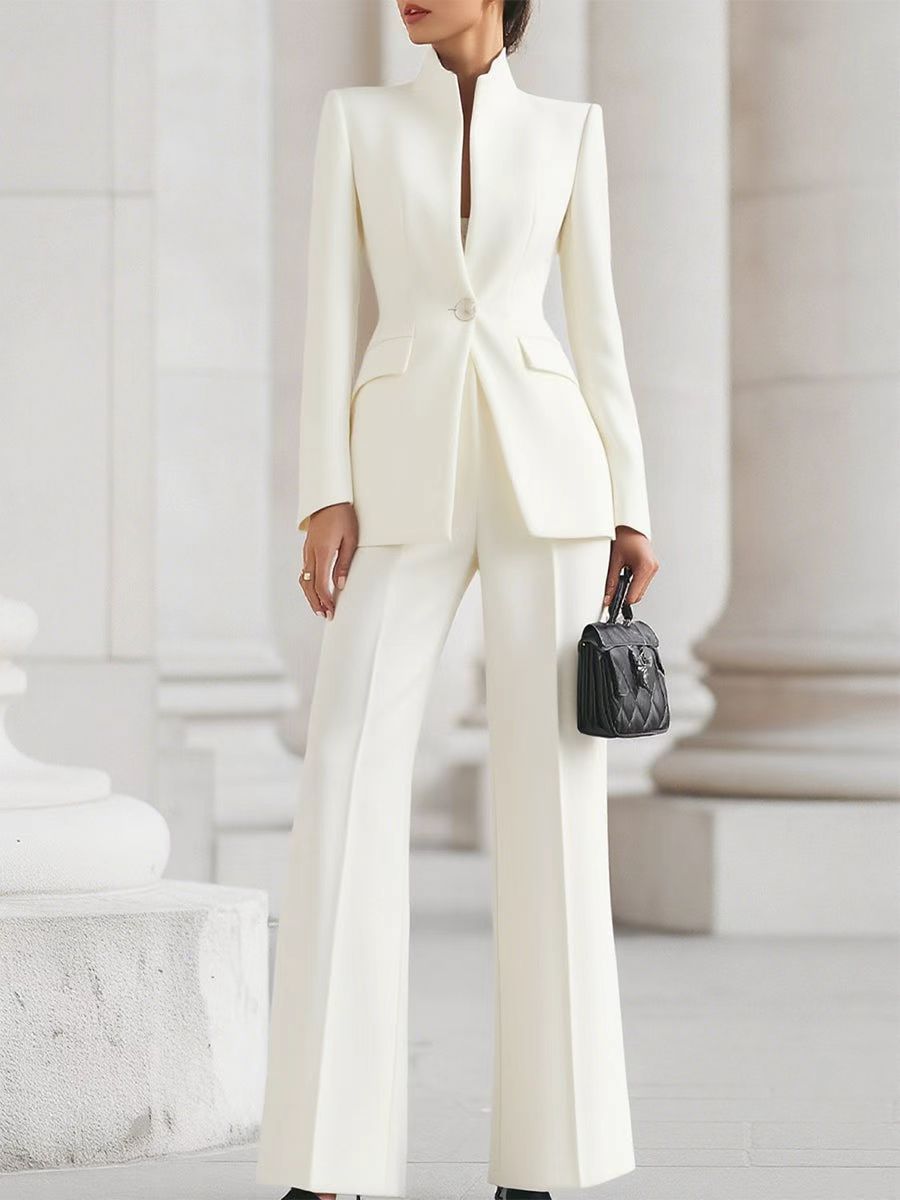 Long Sleeve Blazer & Trousers Set