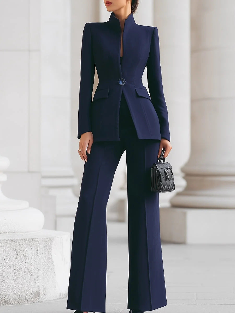 Long Sleeve Blazer & Trousers Set