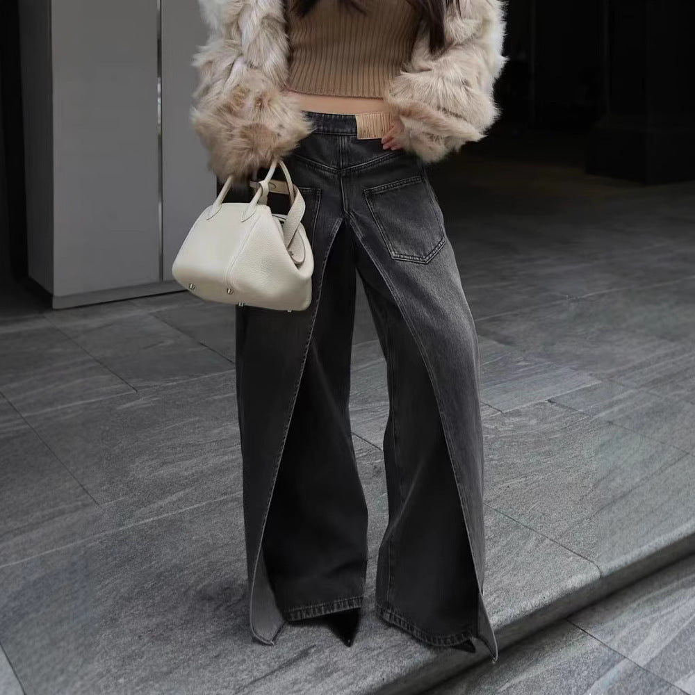 Reversible Wide-leg Pants