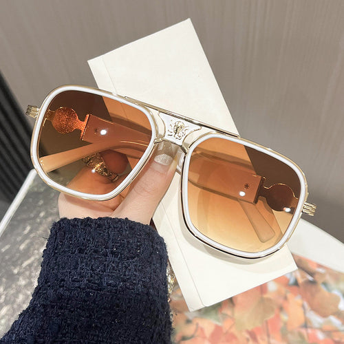 Fashion Decorative Metal Frame Sunglasses