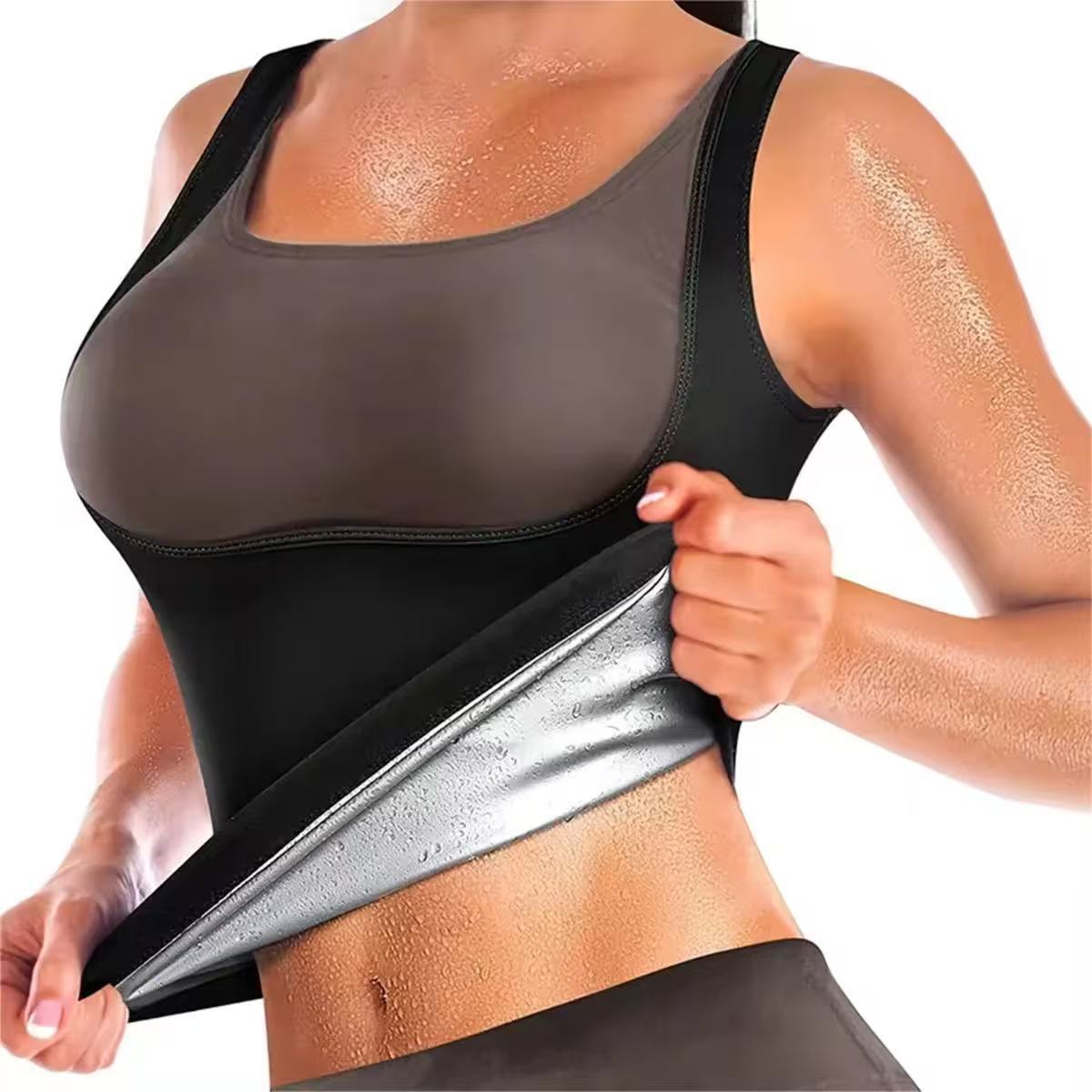 Silver-Coated Sweat Accelerating Shaper Vest