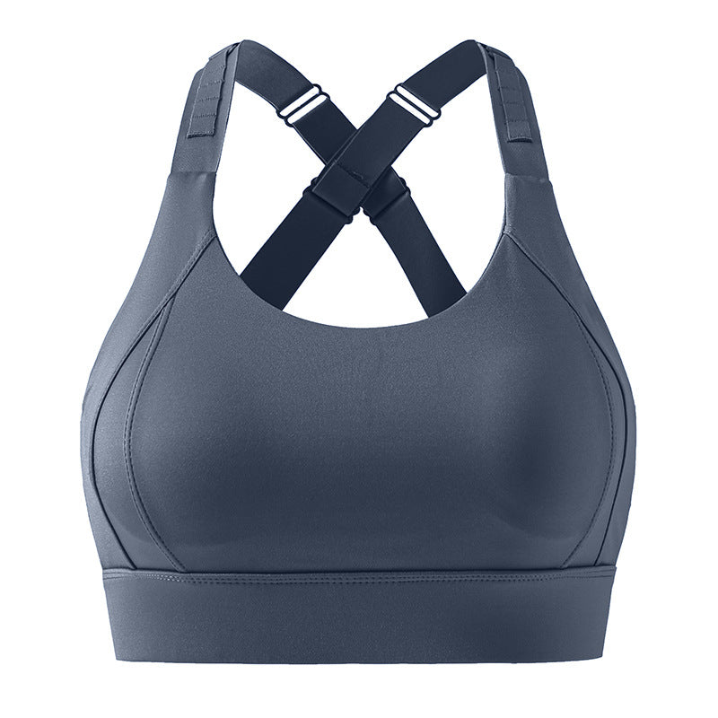 Wide Strap Support Sports Bra