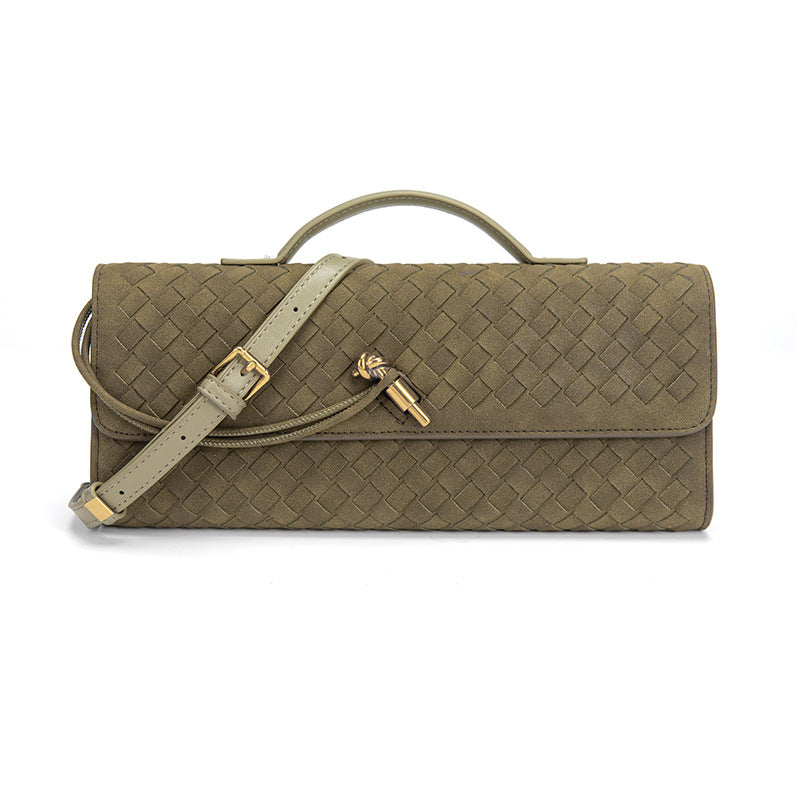 Woven Single Shoulder Evening Crossbody Bag