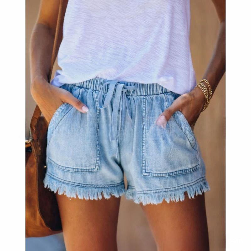 Cotton Blend Shorts