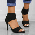 Thin Heel Fish Mouth Sandals