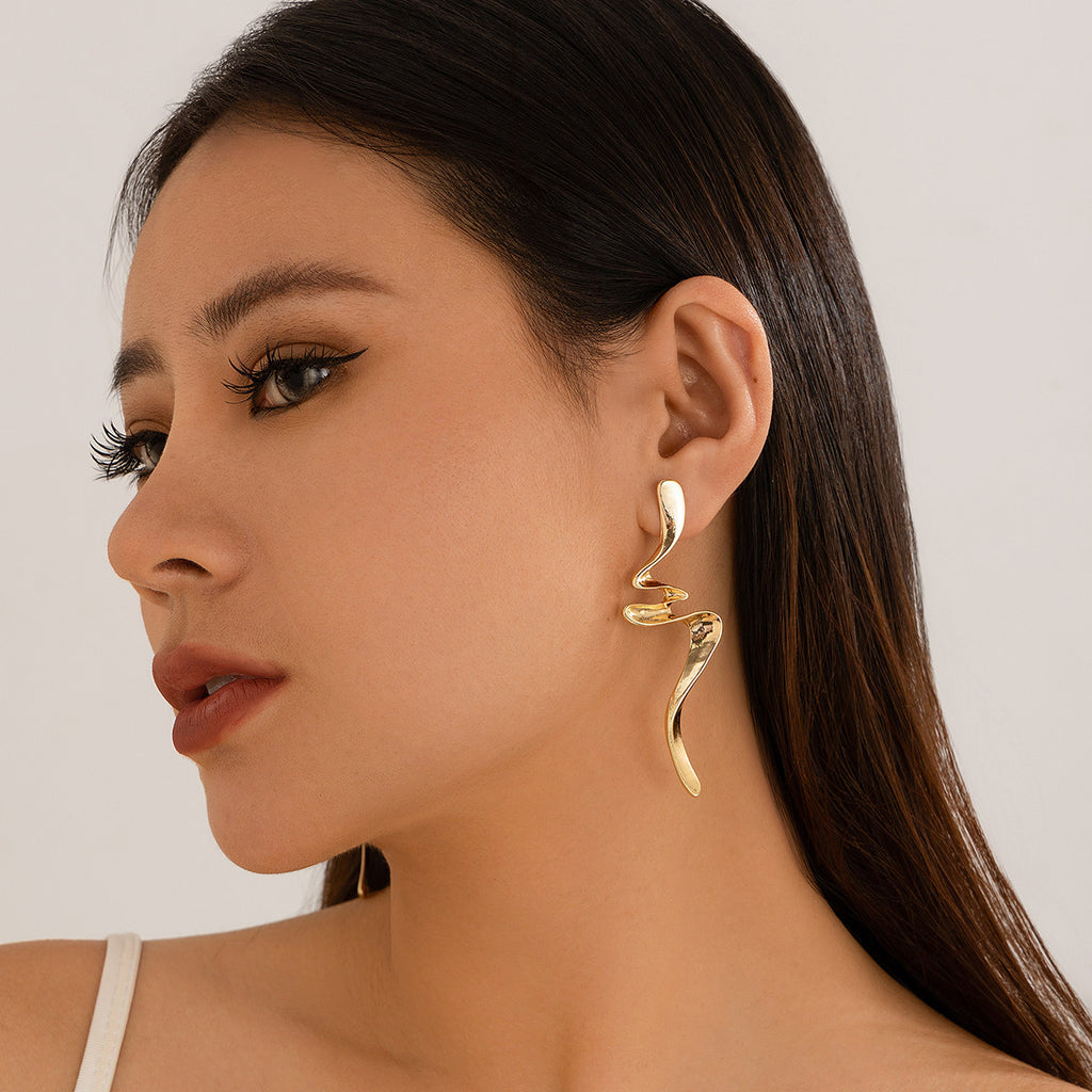 Artisan Twisted Geometric Earrings