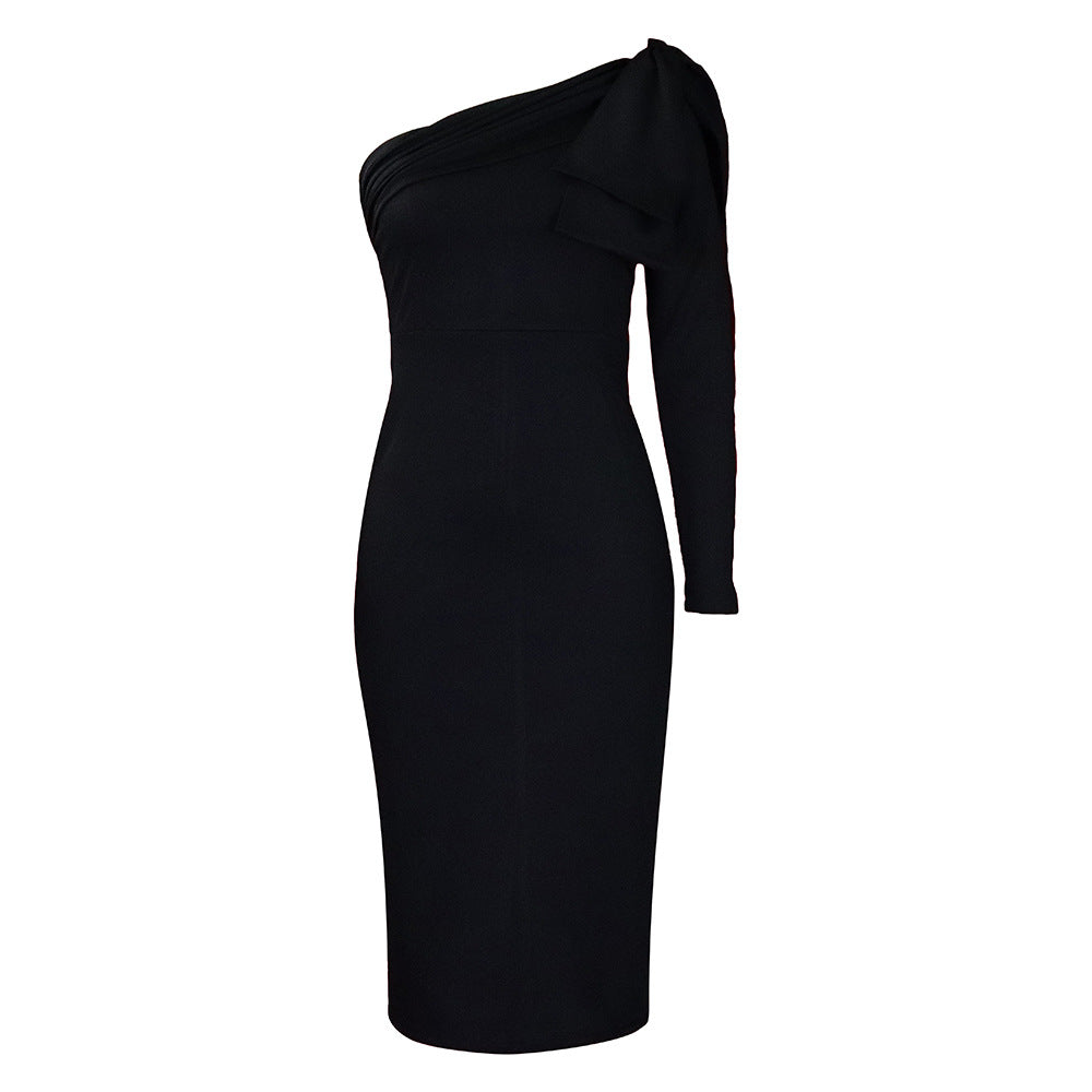 Womens Off-Shoulder Bodycon Dress