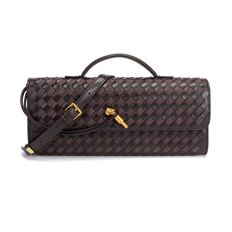 Woven Single Shoulder Evening Crossbody Bag