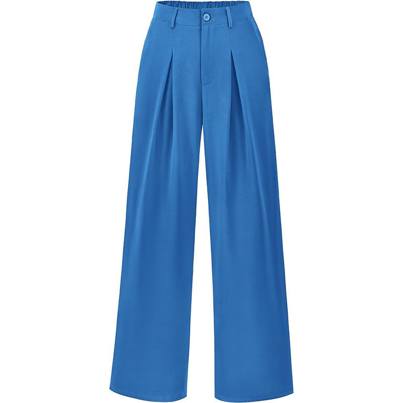 Smocked High-Waist Pants