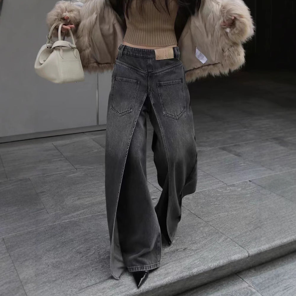 Reversible Wide-leg Pants