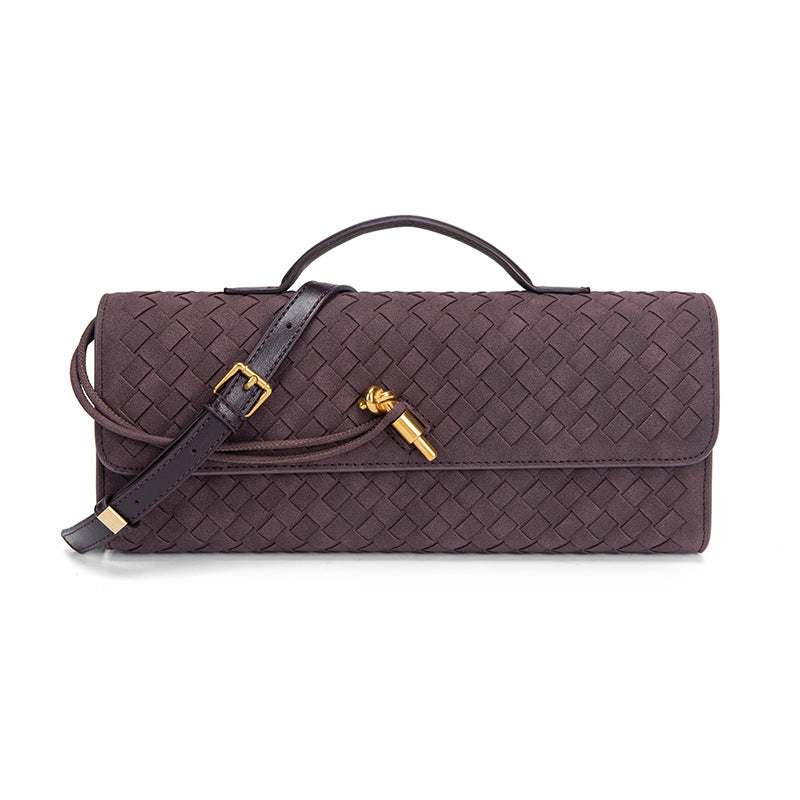 Woven Single Shoulder Evening Crossbody Bag