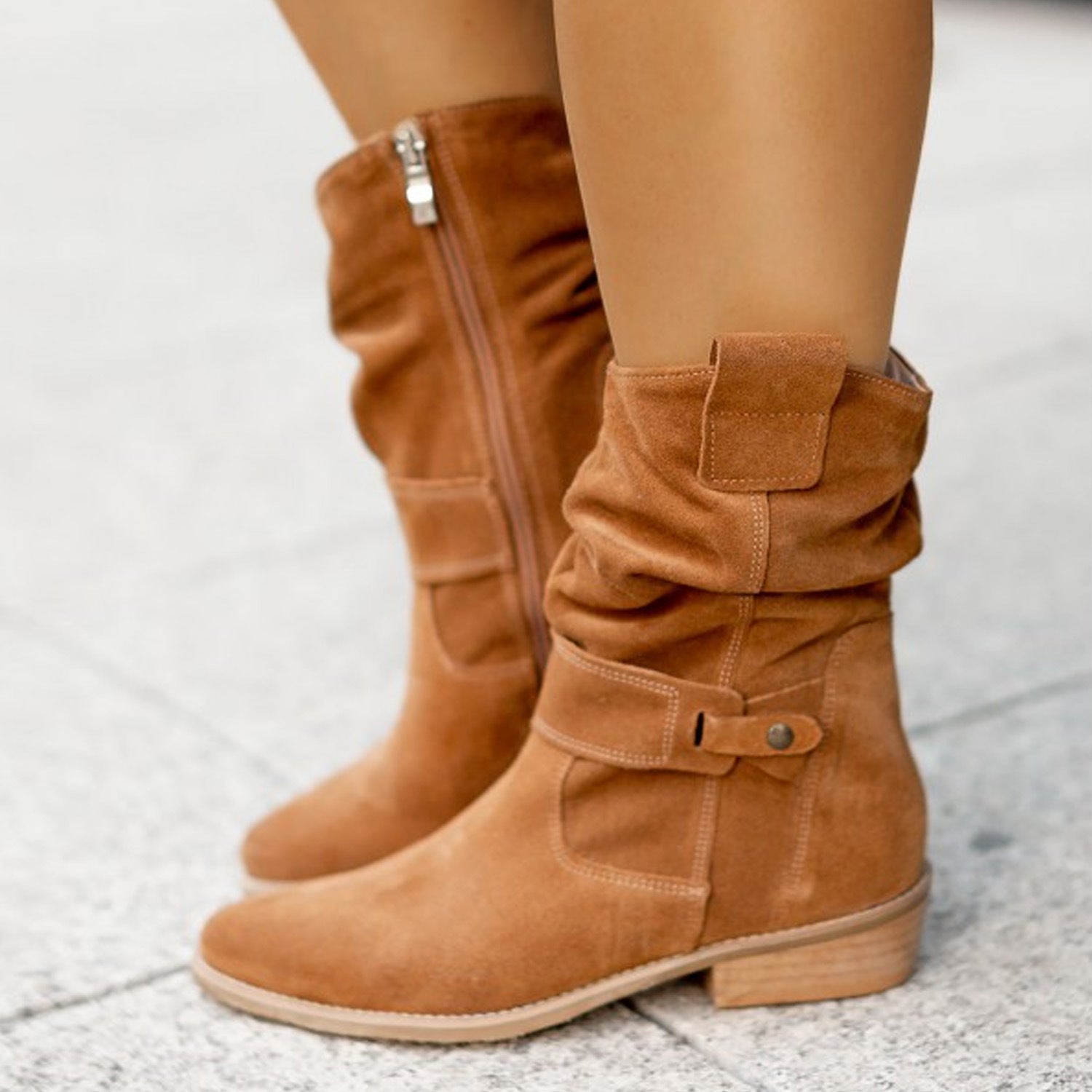 Low-heeled Low-cut Boots
