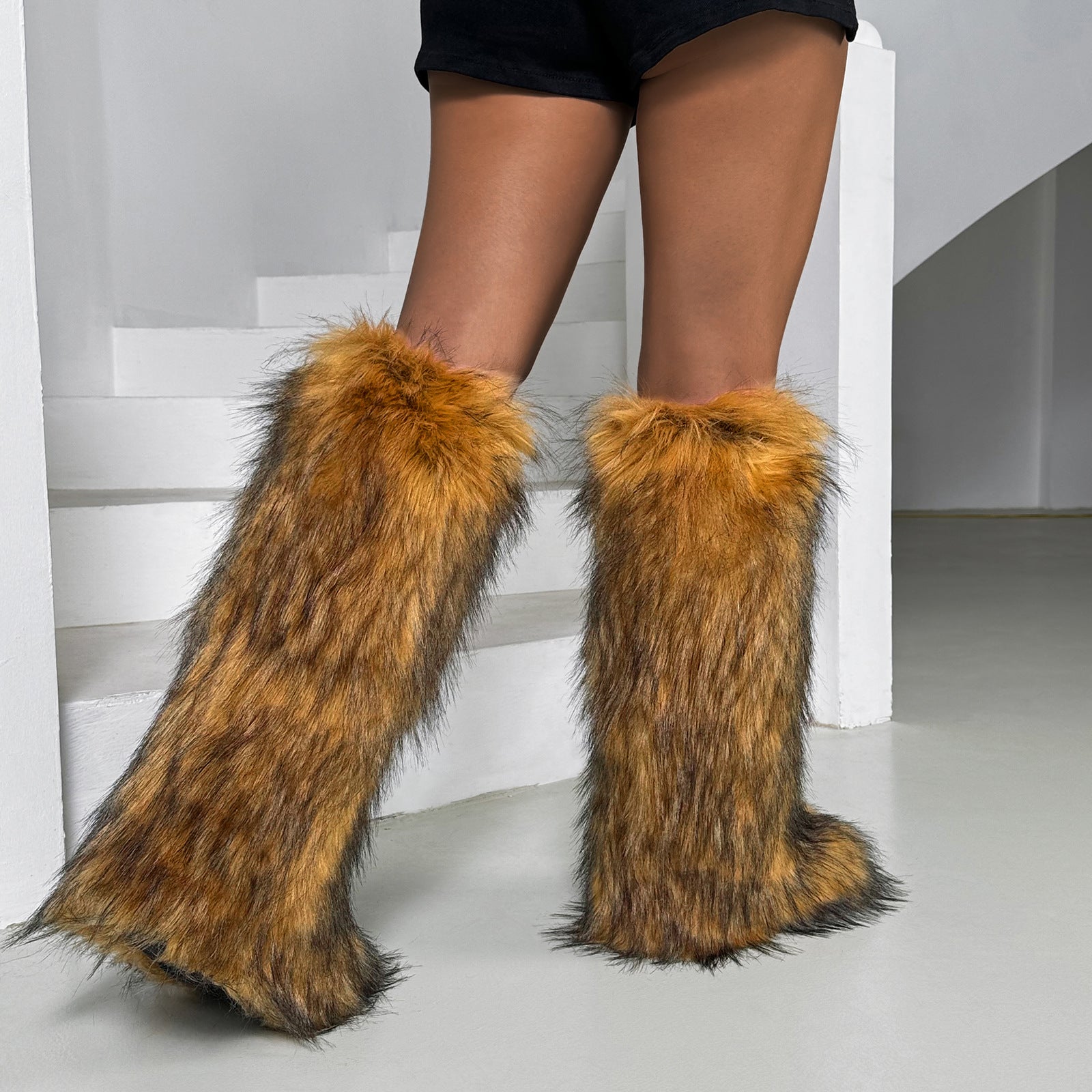 Faux Fur Winter Boots