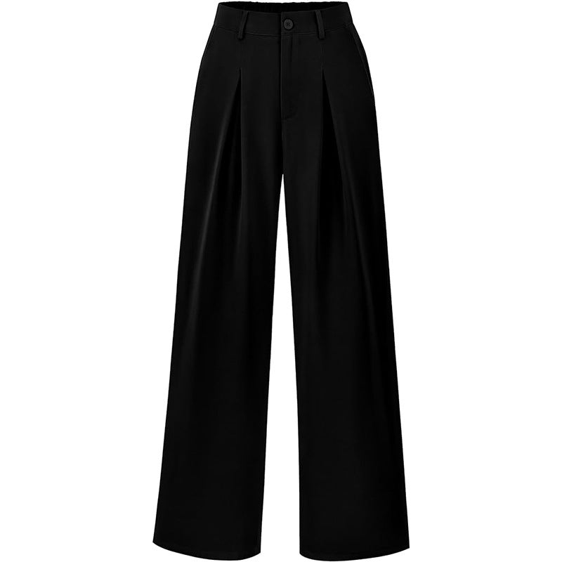 Smocked High-Waist Pants