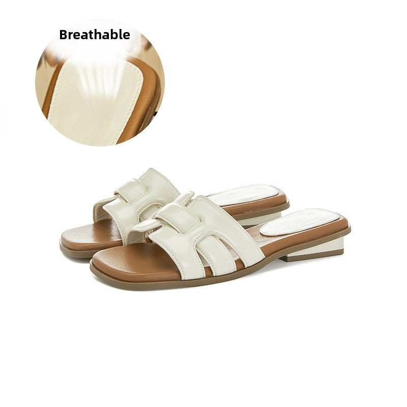 Woven Slip On Sandals