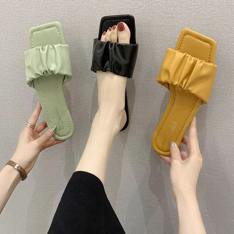 Single Strap Slide Sandals