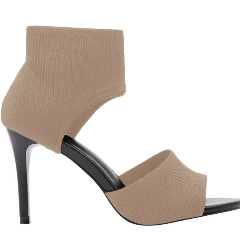Thin Heel Fish Mouth Sandals