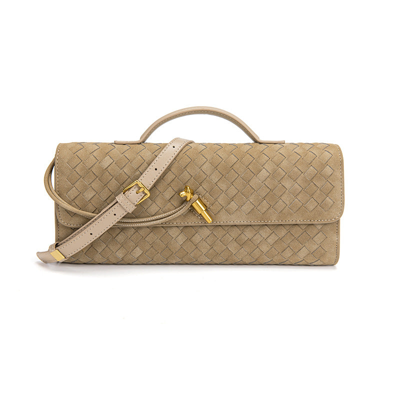Woven Single Shoulder Evening Crossbody Bag