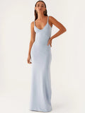 Silk Camisole Mid-Length Dress