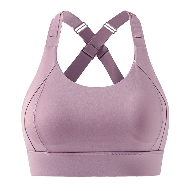 Wide Strap Support Sports Bra
