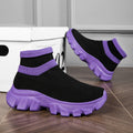 Knitted High Top Casual Sneaker Boots