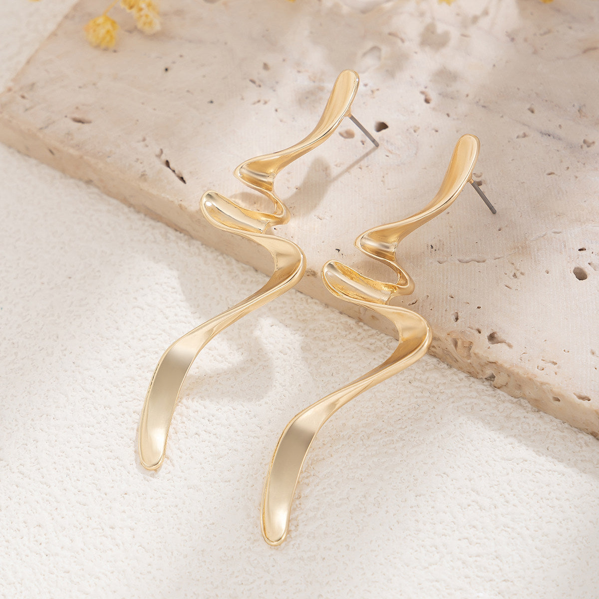 Artisan Twisted Geometric Earrings