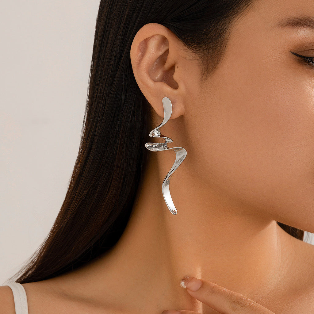 Artisan Twisted Geometric Earrings