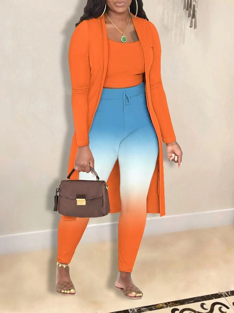Printed Coat & Trousers Set