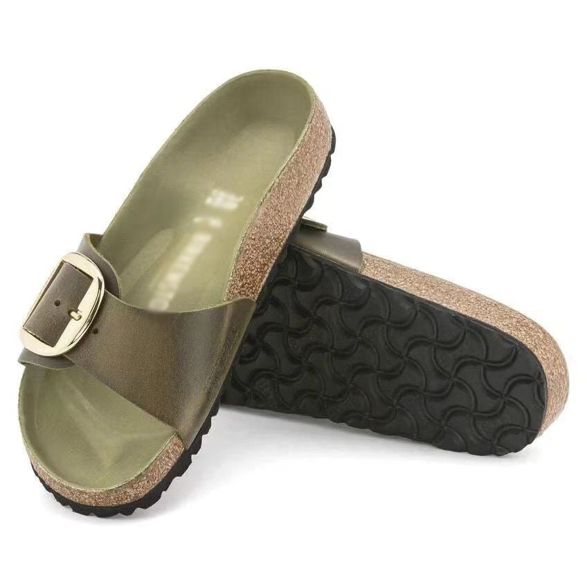 Leather Flat Sandals