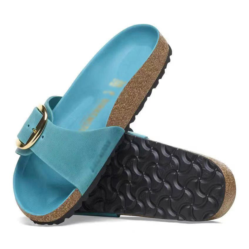Leather Flat Sandals