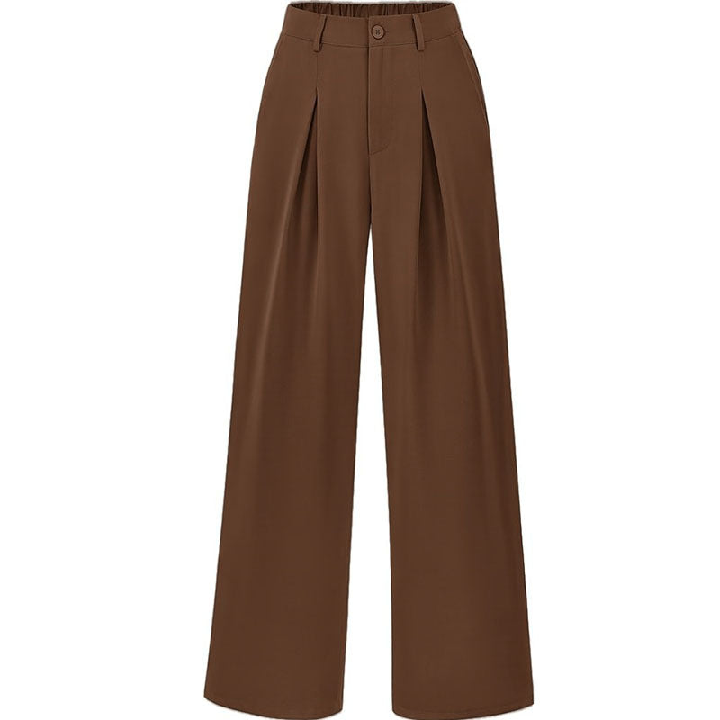Smocked High-Waist Pants