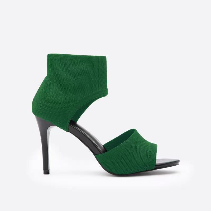 Thin Heel Fish Mouth Sandals