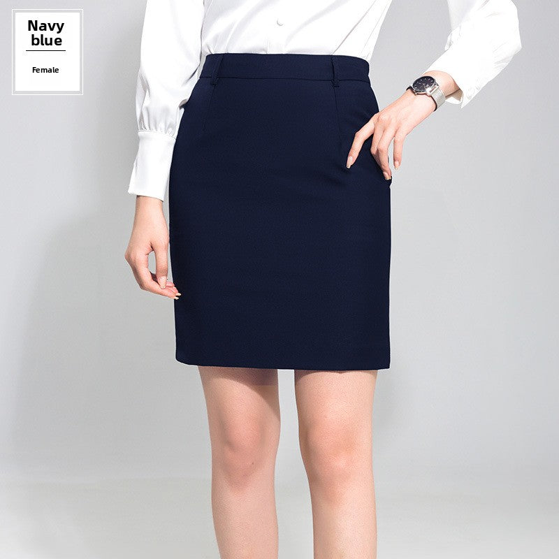 Fitted Office Midi Skirt