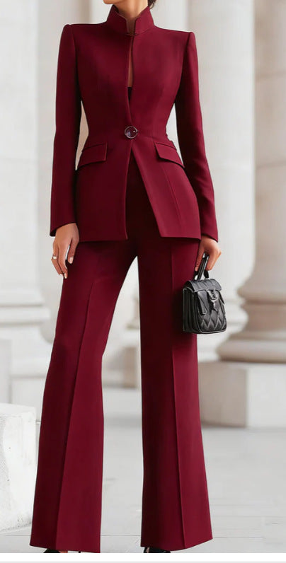 Long Sleeve Blazer & Trousers Set